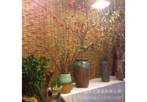 咖啡色芦苇帘